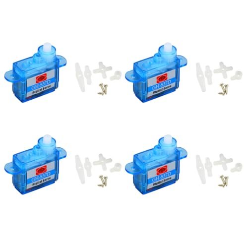 SazkJere 4Pcs Mini Super Light 3.7g GH S37D Digital Servo for Super G RC Boat Control Aircraft Flight Direction RC Airplane Car