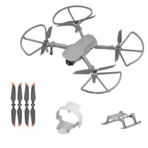 DJI Mavic Air 2S 4 in 1 Drone Accessories Kit Including Propeller Guard and Landing Gear for Belly Landing RC Plane Enthusiasts