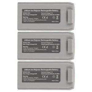 JTLB 3pcs RC Drone Battery 7.7V 2400mAh Remote Control UAV Backup Battery for DJI Mavic Mini 2 for Mini 2 SE for Mini SE