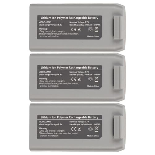 JTLB 3pcs RC Drone Battery 7.7V 2400mAh Remote Control UAV Backup Battery for DJI Mavic Mini 2 for Mini 2 SE for Mini SE