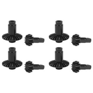 TRX4M Steel Differential Gears 8Pcs 24T12T for 1/18 RC Crawler Front Rear Axles Upgrade