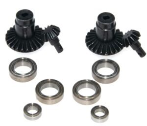 Fengshuiluck FCX24 Differential Gear Input Gear Bearing Set Steel Upgrade for FMS 1 24 FCX24 Rc Car Parts Perfect for Custom Rc Car Body Paint Schemes