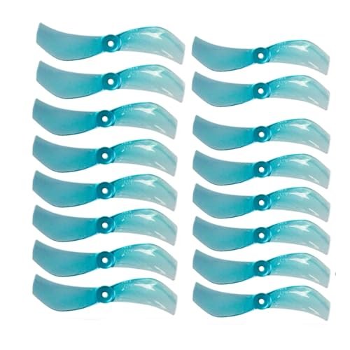 Gemfan 16Pcs 40mm 2 Blade Propeller Set for RC Boats Use with RC Boat Prop Calculator for Optimal Performance