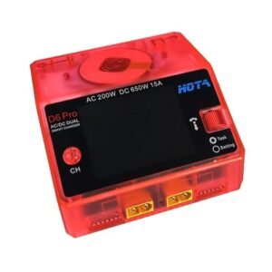 HOTA D6 Pro Balance Charger Dual Ports Smart Charger with Wireless Phone Charging for Lipo Li ion LiHv Nicd NiMH Batteries Perfect for Fred RC Plans