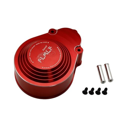 FLMLF Alloy CNC RC Gear Cover Red Dust Cover for 1 5 HPI Baja RV KM 5B 5T 5SC RC Car Parts by Usukani RC Parts