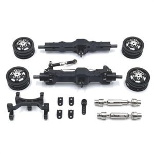 WAYRICH WPL 1/10 C74 RC Car Metal Axle Servo Mount Wheel Hub Drive Shaft Kit Spare Parts Black rc willey los angeles