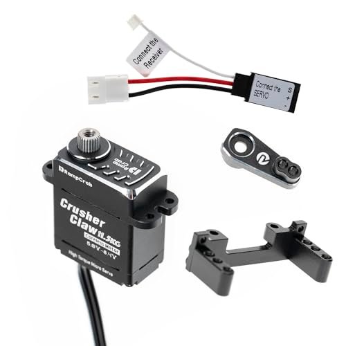 RampCrab High Torque Servo for Mad Max RC Parts Upgrade FMS FCX24 1/24 Scale RC Crawler Power Wagon Butcher Max Smasher Big Foot Monster Truck