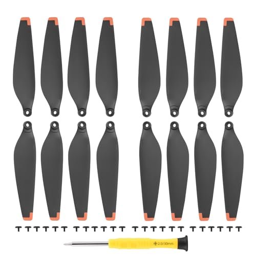 DJI Mini 4 Pro Mini 3 Pro RC Wings 16Pcs Quick Release Replacement Propellers with Screwdriver