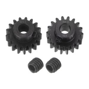 uxcell Mod 1.5 Pinion Gear Set 8mm Shaft 17T 18T Motor Gears Hardened Steel Pinion Gear for 240sx RC Car Body
