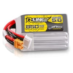 Tattu R Line Version 5.0 4S Lipo Battery 14.8V 150C 850mAh with XT30U F Plug