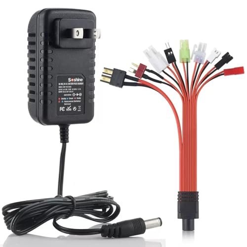 Tyco RC 7.2V NiCd Battery Pack Charger Universal Smart Charger for 2.4V to 12V NiMH NiCD Batteries