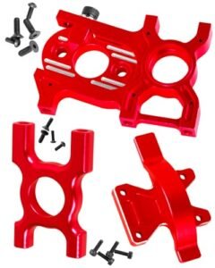RCMYou Aluminum Center Diff Mount for Weed Eater Motor RC Boat Upgrades 1/8 Scale Models