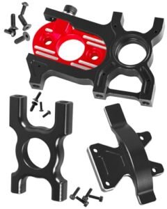 RCMYou Aluminum Center Diff Mount Upgrade Part for Building a Petrol RC Car 1/8 Scale Models Kraton Notorious Outcast Talion Senton 6S BLX Black