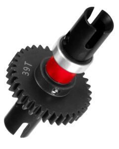 HopsupRC 39T Spur Gear RC Willey Pick Up Center Upgrade Part for 1/7 Felony Infraction Mojave 6S BLX Limitless 1/8 Kraton Outcast Notorious Talion 6S BLX Red