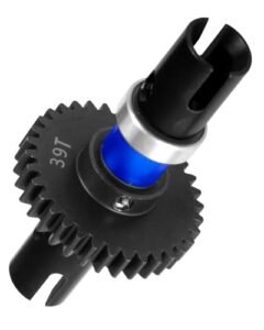 HopsupRC 39T Spur Gear Upgrades Part Metal Center Diff Speed Up Center Differential Spool Locker for 1/7 Felony Infraction Mojave 6S BLX Limitless 1/8 Kraton Outcast Notorious Talion 6S BLX Navy Blue RC Resource Center