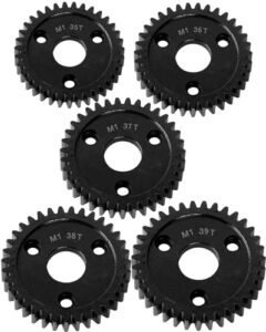 RcarmubWow RC M1 35T 36T 37T 38T 39T Spur Gear Set for RC 1 87 Truck TRAXXA ARRM A LOS1 HPI HOBAO 5PCS