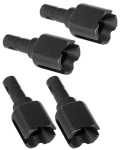 RCMYou RC Boat Steerable Outdrive Upgrade Part for 1/8 Arrm a Kraton Notorious Outcast Talion 6S BLX and 1/7 Mojave 6S BLX Differential Outdrive #45 Steel Diff Outdrives Hop Ups Black
