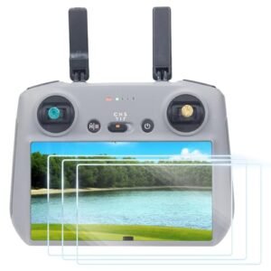 LYONGTECH 3 Pack Anti Glare Tempered Glass Screen Protector for DJI RC RC 2 Controller Matte Film for Mini 4 3 Pro Mavic 3 Air 3S 3 Control Accessories