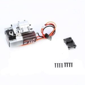 RCAWD Power Drive Bronco Monster Truck RC Upgraded 72T Carbon Brush 130 Motor Two Speed Alum Center Gear Case Transmission