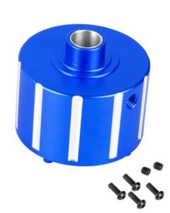 BRCatWPark Aluminum Differential Carrier Diff Case Upgrade for 1/5 Scale RC Porsche Kraton 8S BLX Outcast 8S BLX Navy Blue