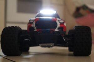 Snappy RC Ultimate Fuel Kit for Arrma Granite Grom 1/18 Bumper Upgraded Roof Light Bar Metal Plate Kit LED Plug and Play with Hardware White
