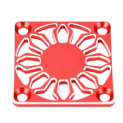 XYZ Brand Universal Aluminum Alloy RC Cooling Fan Cover 30x30mm Red Prevent RC Motor Overheating