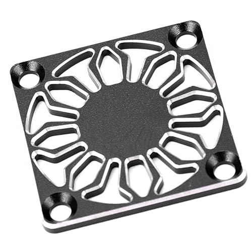 Universal Aluminum Alloy RC Motor Cooling Fan Cover 30x30mm for Enhanced RC Motor Maintenance BLACK