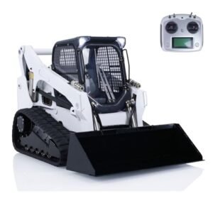 wheelfun 1/14 RC Hydraulic Skid-Steer Loader SM770 RC Tracked Loader Construction Vehicle Model Light Sound I6S Radio Controller