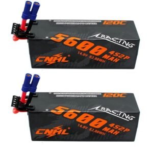 CNHL 4S Lipo Battery 5600mAh 14.8V 120C Hard Case with EC5 Connector Perfect for RC Vehicles Check RC Willey Draper Store Hours for Availability