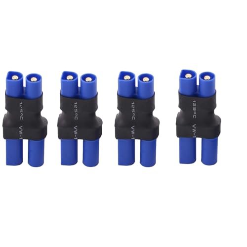 AFDHGS 4pcs EC5 Male to EC3 Female Adapters - Universal Compatibility for RC Chargers and ESCs