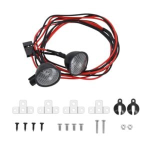 SING F LTD 1 Set RC Car Headlight Adjustable Bracket Light Compatible with Ford F 150 Raptor RC Car and Other 1/10 Scale Models