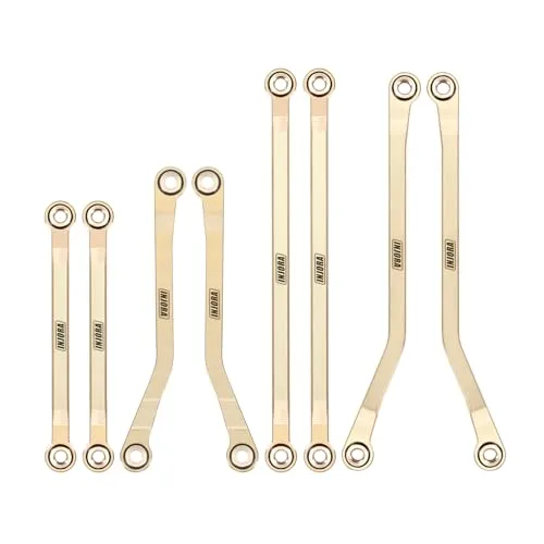 INJORA 46g Brass High Clearance Links Set for TRX4M High Trail K10 F150 1/18 RC Crawler Body Upgrade 4M97