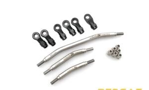 Thunderbirds RC Club Heavy Duty 6mm SUS304 Stainless Steel M4 Links Steering Kit for Redcat Ascent V2