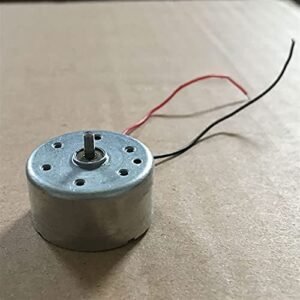 GRASAKY Model Geared Mute Low Pressure Electric Motor DC 1.5V to 12V Short Shaft RF 300CA Solar Motor for DIY Toys and Small Fans