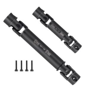 MOHERO Power Drive F150 RC Monster Truck 2Pcs Steel Drive Shaft Upgrade for TRX4M High Trail K10 1/18 Scale