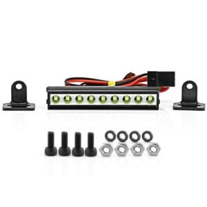 New Bright RC Armadillo Truck LED Light Bar 53mm Metal Roof Lamp Super Bright Light Kit for 1/8 1/10 1/12 1/16 1/18 Scale RC Crawler Cars