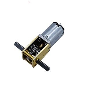 GRASAKY GA12 N20 Worm Gear DC Motor 12V Dual Shaft Self Locking for DIY Robots and Toys