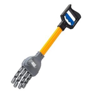 rockible Fun Robotic Claw Litter Picker, Kids Grabbing Pick up Toy, Hand Eye Coordination Toy, Robot Hand Grabber Tool, L Black