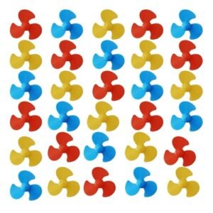 30PCS Propeller Props for Miniature DC Motor 2mm Axis Explore the World of RC Parts and Supplies