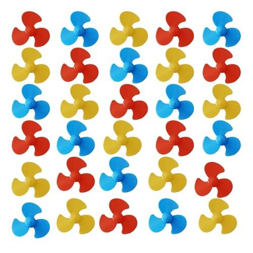 30PCS Propeller Props for Miniature DC Motor 2mm Axis Explore the World of RC Parts and Supplies