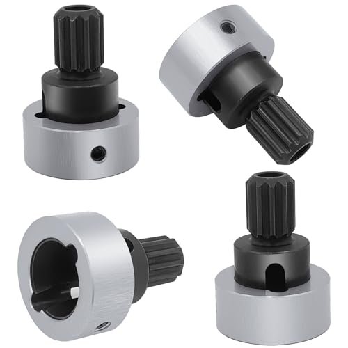 RCHUBAM RC Differential Drive Cups Set 4Pcs Aluminum for 1/5 X Maxx XMAXX Quality RC Trucks Upgrade Parts Titanium