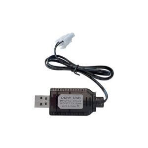 FLMLF USB Charger for FG RC Wheels 7.2V NIMH Battery Charger Compatible with HPI RV KM LOSI MCD FID RC Models