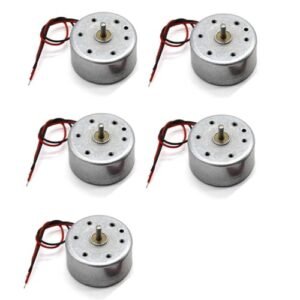 Rc Willey 300 West RF 300CA RC 300 DC 3V 5V 6V 10300RPM 24mm Round Electric Motor with 2mm Shaft 5Pcs