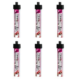 CODDAR 6 Packs 1S 380mAh LiPo Battery 70C HV 3.8V with A30 Plastic Head for BetaFPV Meteor65 Pro ELRS RC Racing Drone FPV Quads Quadcopter
