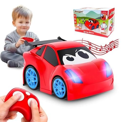 AEROQUEST Impala RC Car Remote Control Toy with Lights and Sounds for Kids Ages 1 3 2 4 4 7