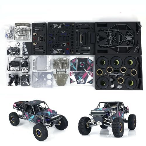 Wheelfun Capo RC Brakes 1/8 4X4 RC Crawler Car Model Unassembled Unpainted with 2 Speed Transmission for U4 Queen CD1582X