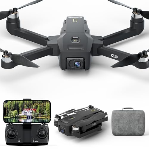 Karuisrc K610 GPS Drone with 4K Camera RC Willey Return Feature for Adults Under 250g Brushless Motor Long Range Follow Me