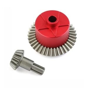 HappyPark Metal Gear Differential Case Set for Breaking RC Cars ARRMA 1/8 1/10 Granite Shengtang Katun Avenger Red