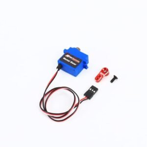 RCAWD 2.6KG Full Metal Gear Servo 25T Metal Servo for Traxxas TRX4M 1/18 4WD Differ Locker Portal Parts Blue
