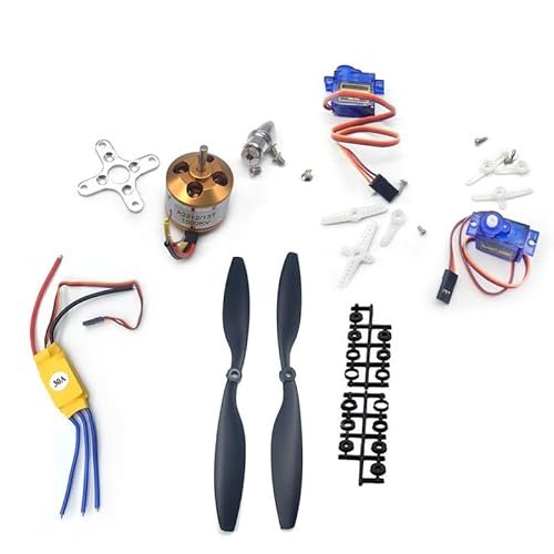 HioWuun RC A2212 1000KV Brushless Motor with Free RC Helicopter Simulator 30A ESC and 8060 Propeller